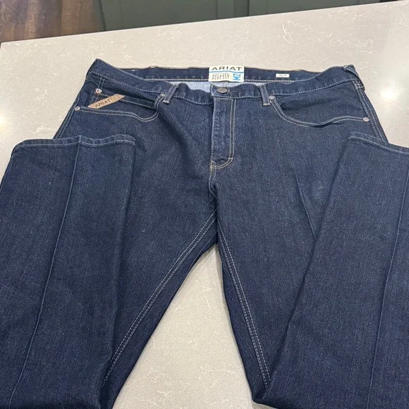 Ariat Men's Indigo Straight Leg Jeans 38x34 - Picture 2 of 7